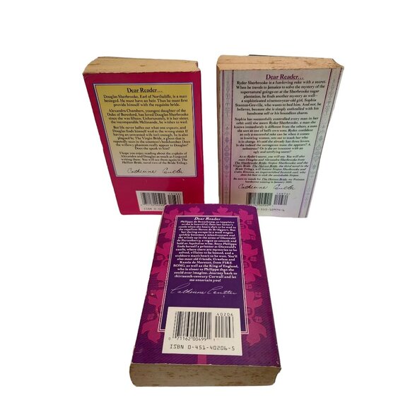 Vintage Catherine Coulter Romance Paperback Set: The Hellion Bride The Sherbrook - Picture 3 of 8